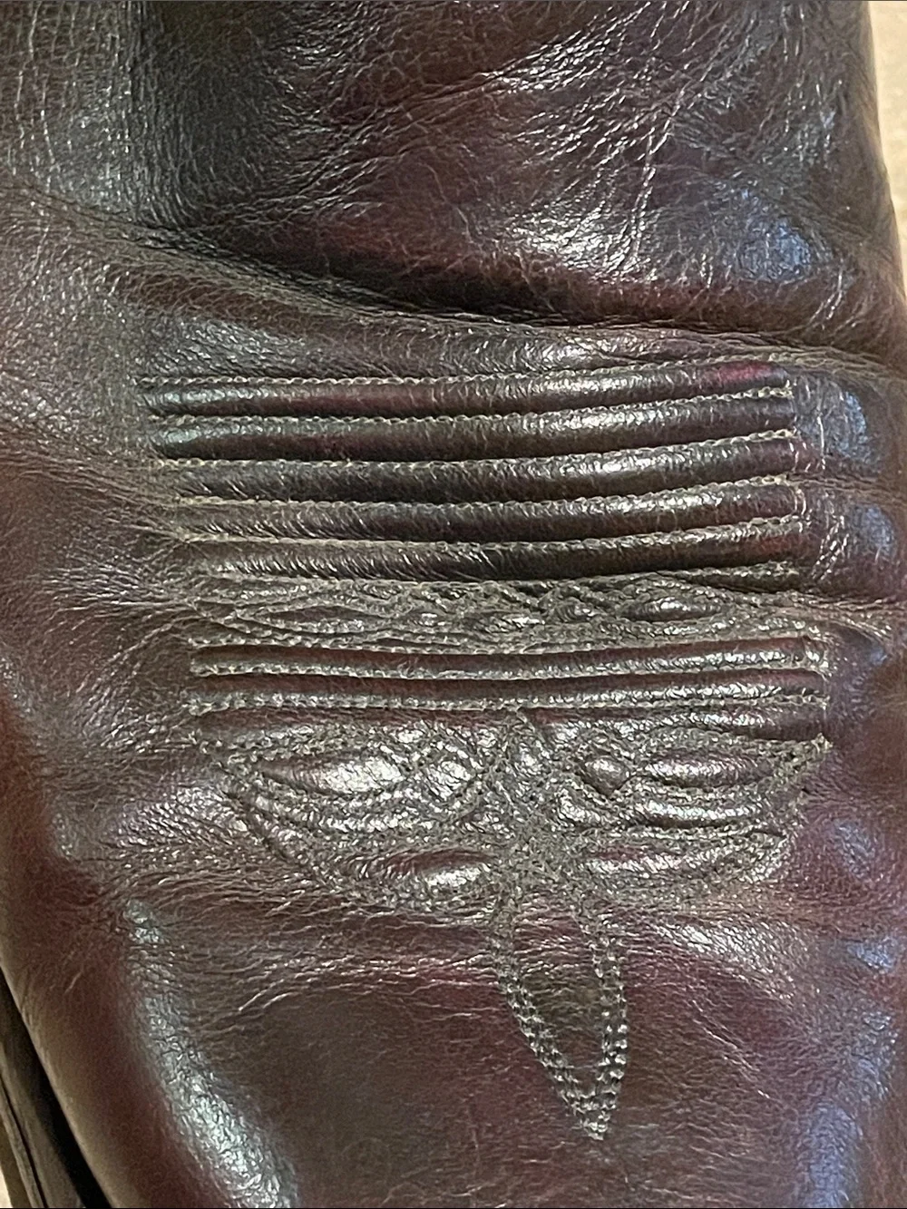 Lucchese M1021.R4 Black Cherry Lonestar Calf Cowboy Boots Men's 11EE